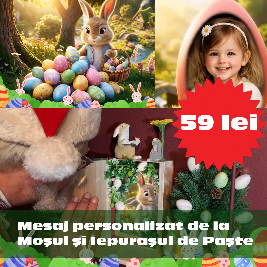 Mesaj personalizat de Paște